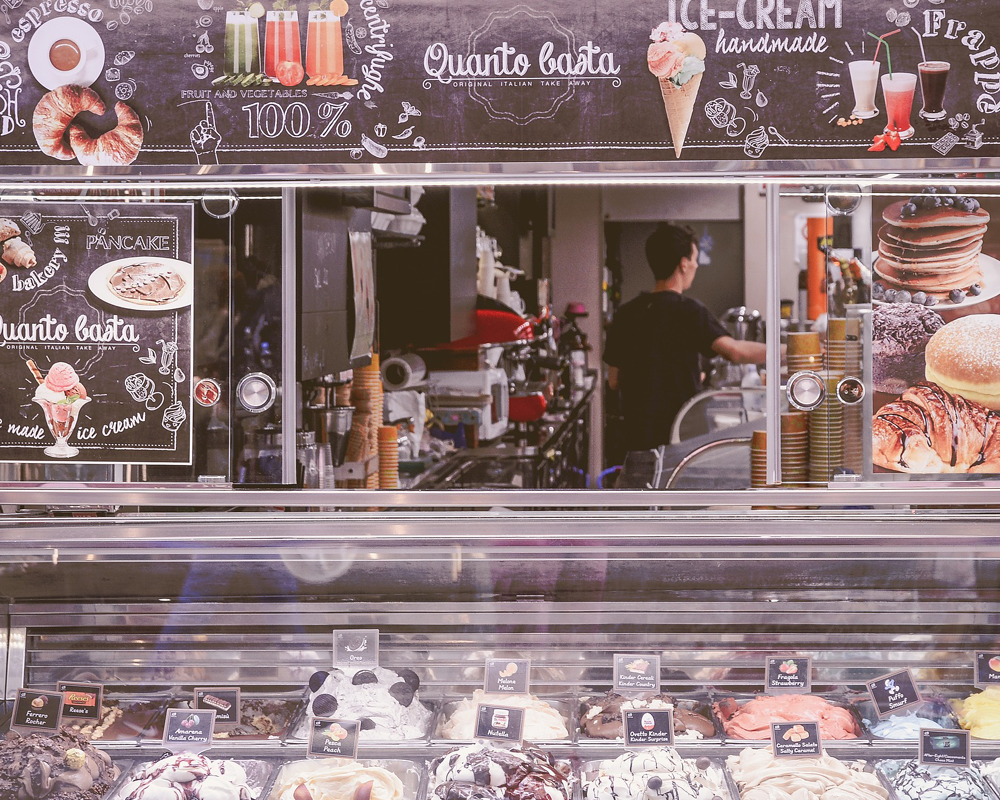 Stracciatella, the ice cream invented in Bergamo